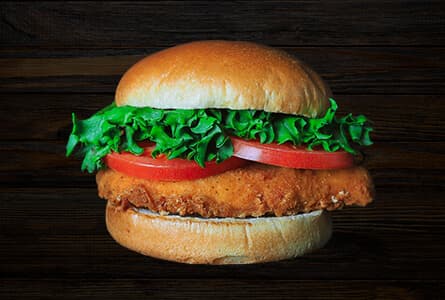 Breaded Chicken Burger (Halal)